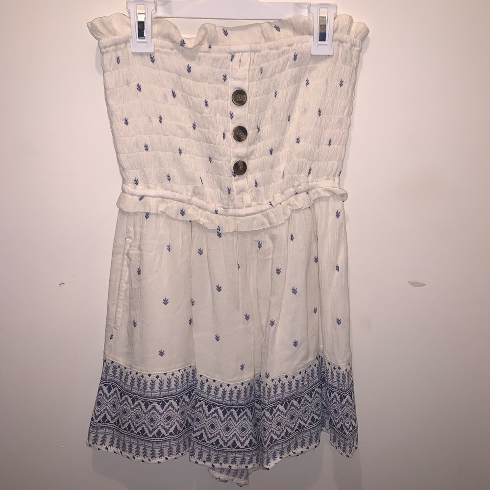 Strapless Romper